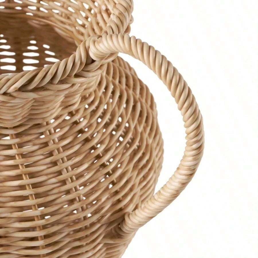9" Rattan Pitcher Vase